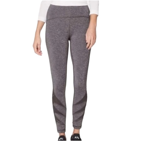 Lululemon Motionful 7/8 Tight 25" Heathered Black / Gray Size 6 Leggings - Picture 3 of 12